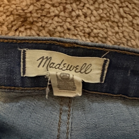 Madewell Women's Distressed Blue Skinny Jeans - Picture 2 of 3